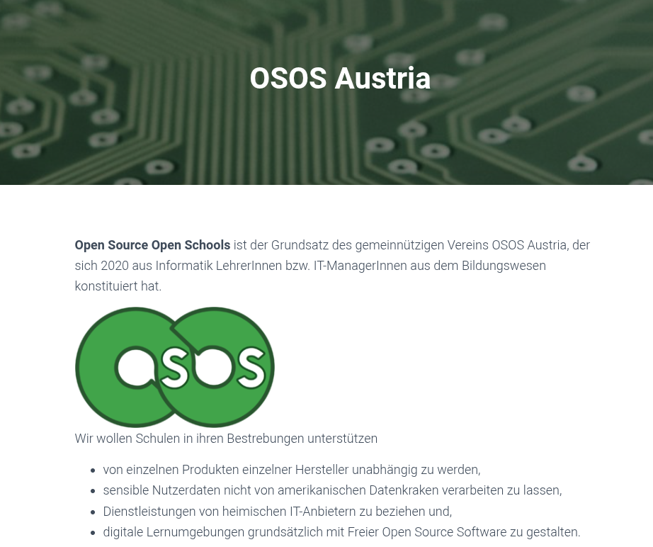 linux-bildung.at Screenshot